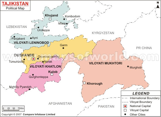 Leninabad map